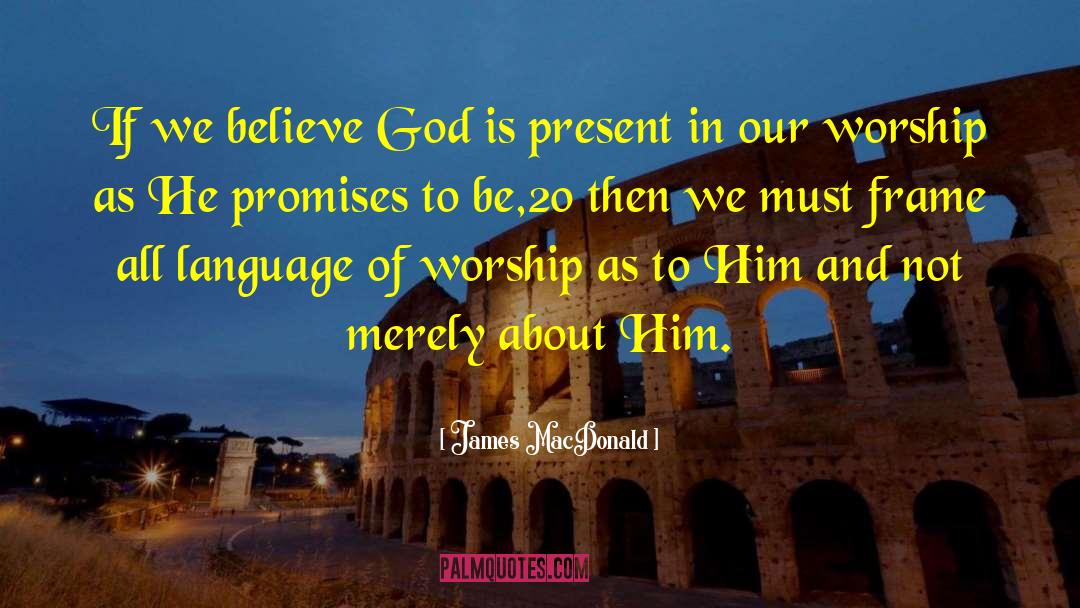 Appearance Language quotes by James MacDonald