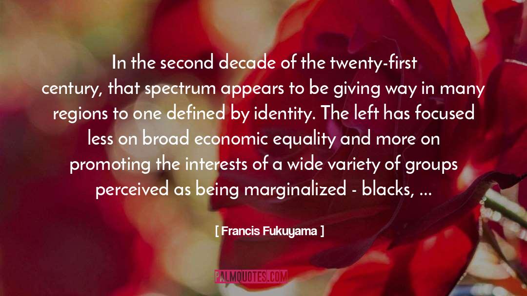 Appears quotes by Francis Fukuyama