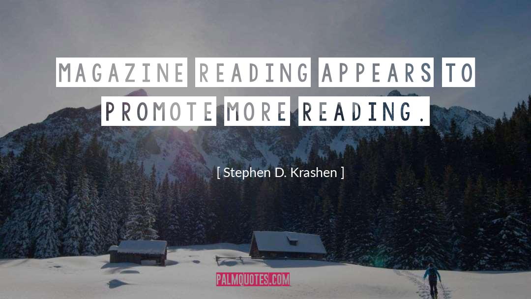 Appears quotes by Stephen D. Krashen