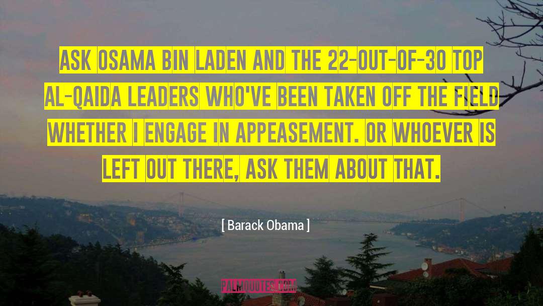 Appeasement quotes by Barack Obama