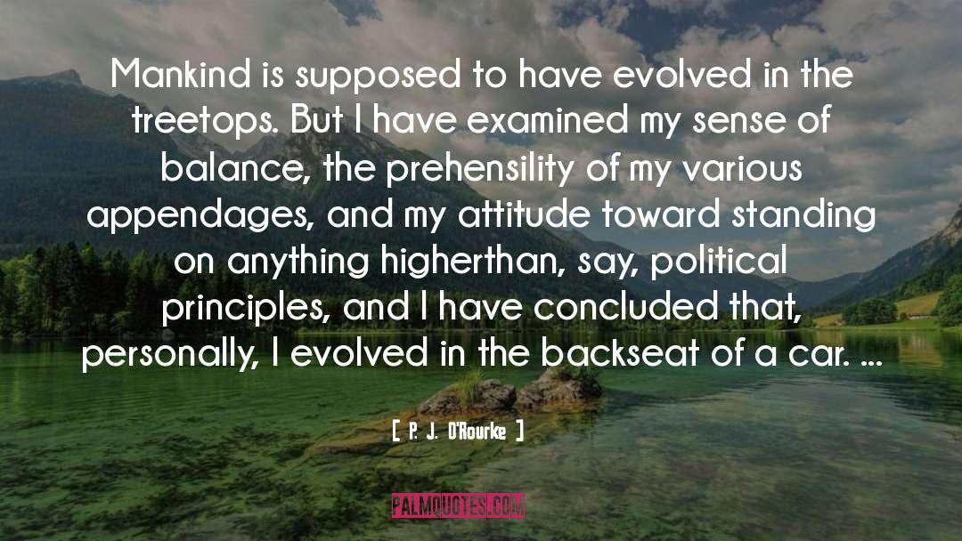 Appendages quotes by P. J. O'Rourke