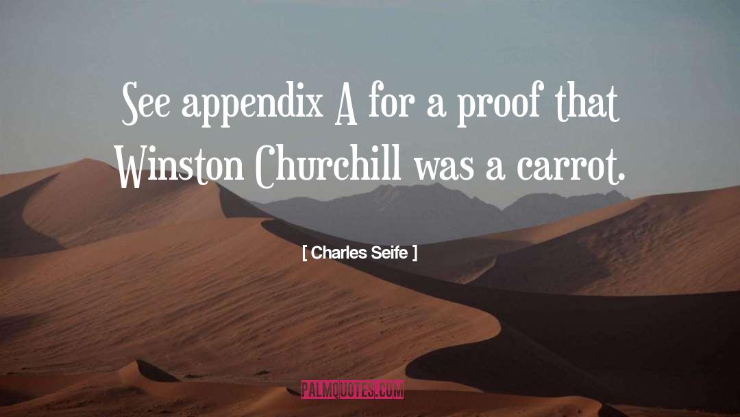 Appendix quotes by Charles Seife