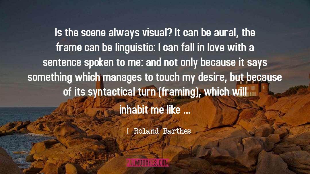 Appertaining In A Sentence quotes by Roland Barthes