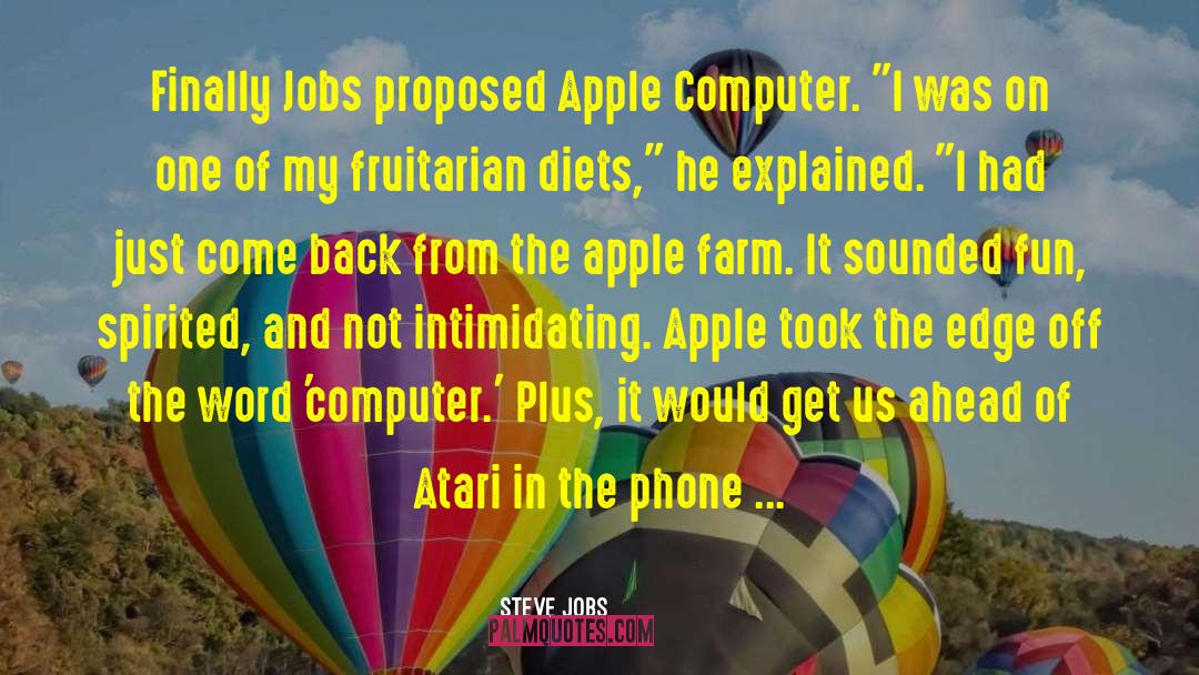 Apple Computer quotes by Steve Jobs