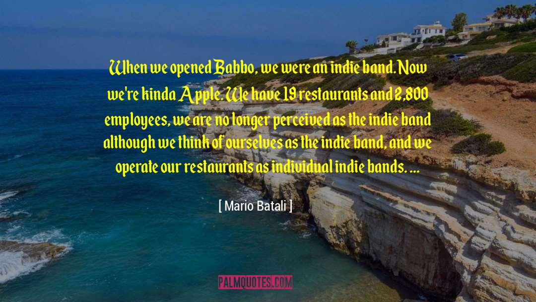 Apple Inc quotes by Mario Batali