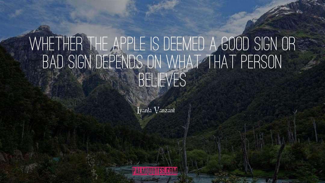 Apple quotes by Iyanla Vanzant