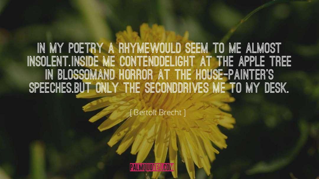 Apple Tree quotes by Bertolt Brecht