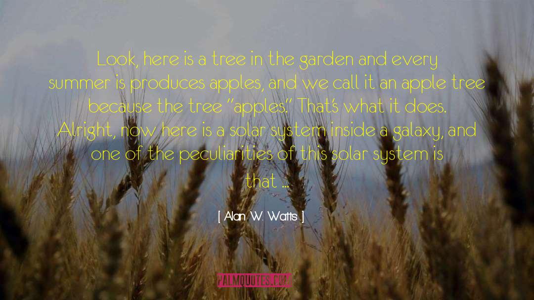 Apple Tree quotes by Alan W. Watts