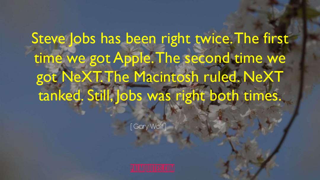 Apple Vs Microsoft quotes by Gary Wolf