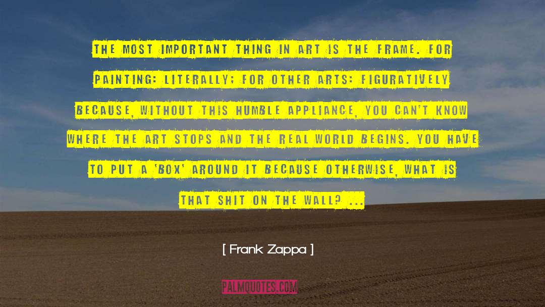 Appliances quotes by Frank Zappa