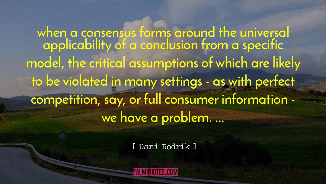 Applicability quotes by Dani Rodrik