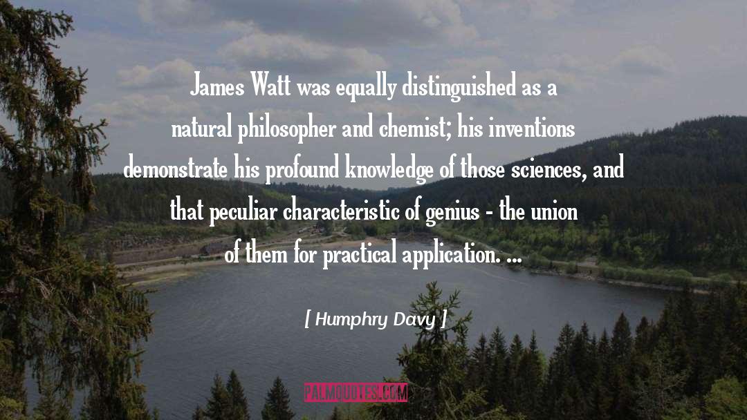 Application quotes by Humphry Davy