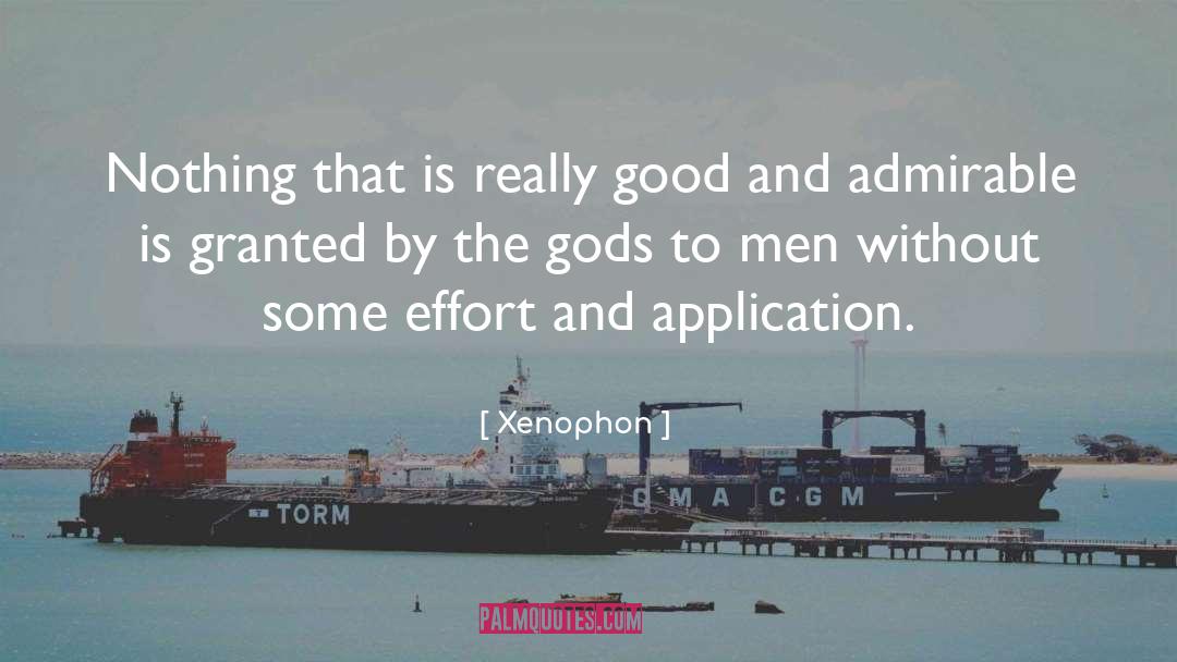 Application quotes by Xenophon