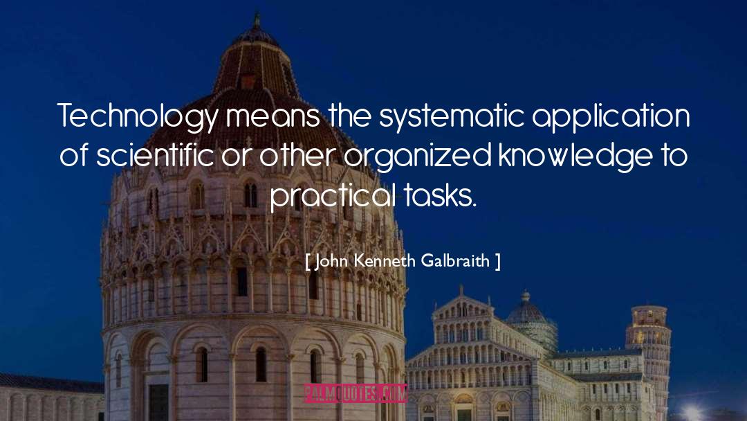 Application quotes by John Kenneth Galbraith