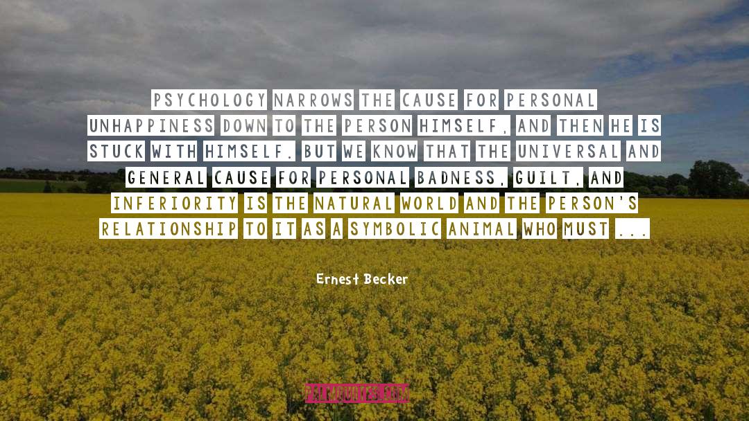 Applied Psychology quotes by Ernest Becker