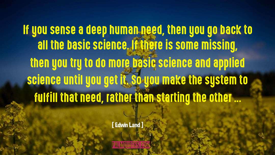 Applied Science quotes by Edwin Land