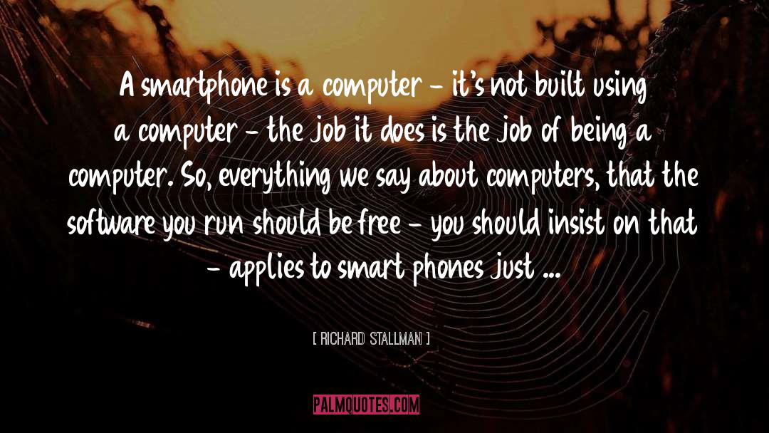 Applies quotes by Richard Stallman