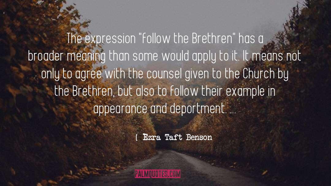 Apply quotes by Ezra Taft Benson