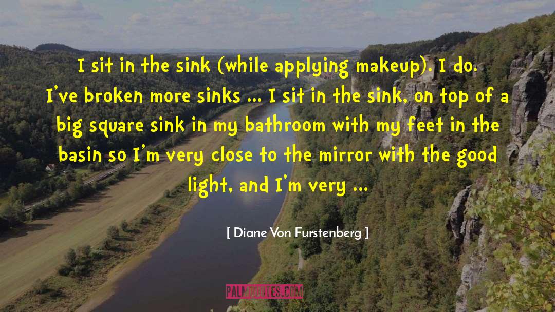 Applying Lipstick quotes by Diane Von Furstenberg