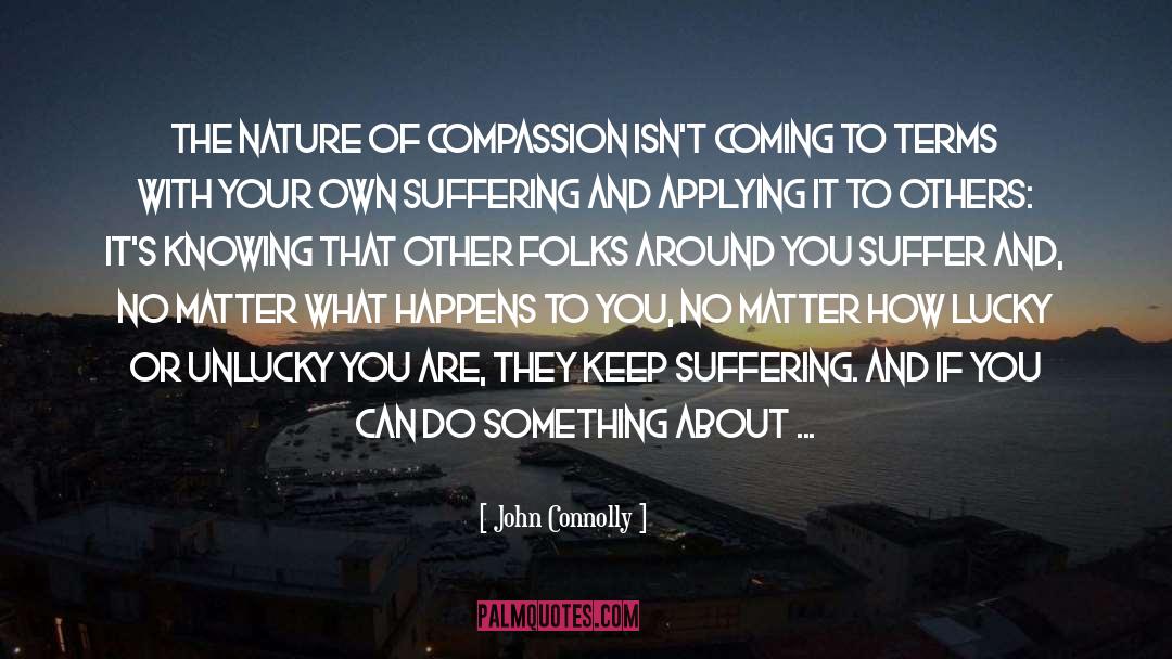 Applying quotes by John Connolly