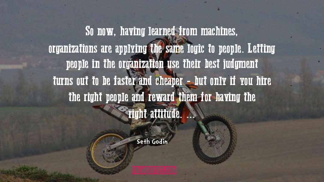 Applying quotes by Seth Godin