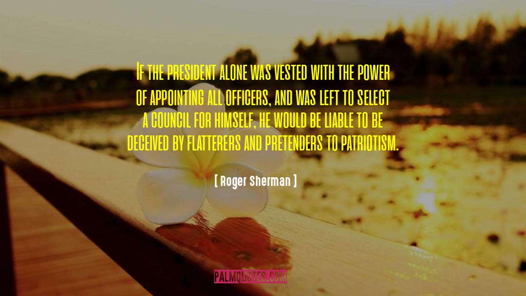 Appointing quotes by Roger Sherman
