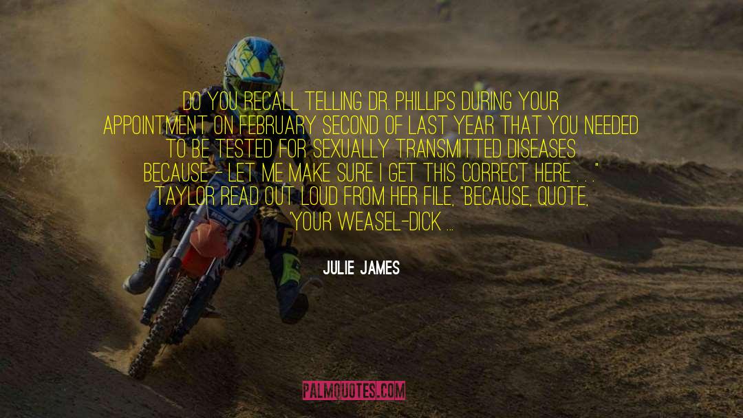 Appointment quotes by Julie James