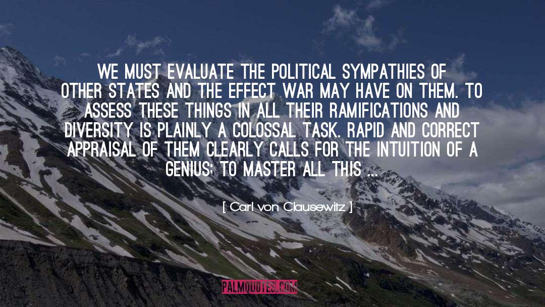 Appraisal quotes by Carl Von Clausewitz