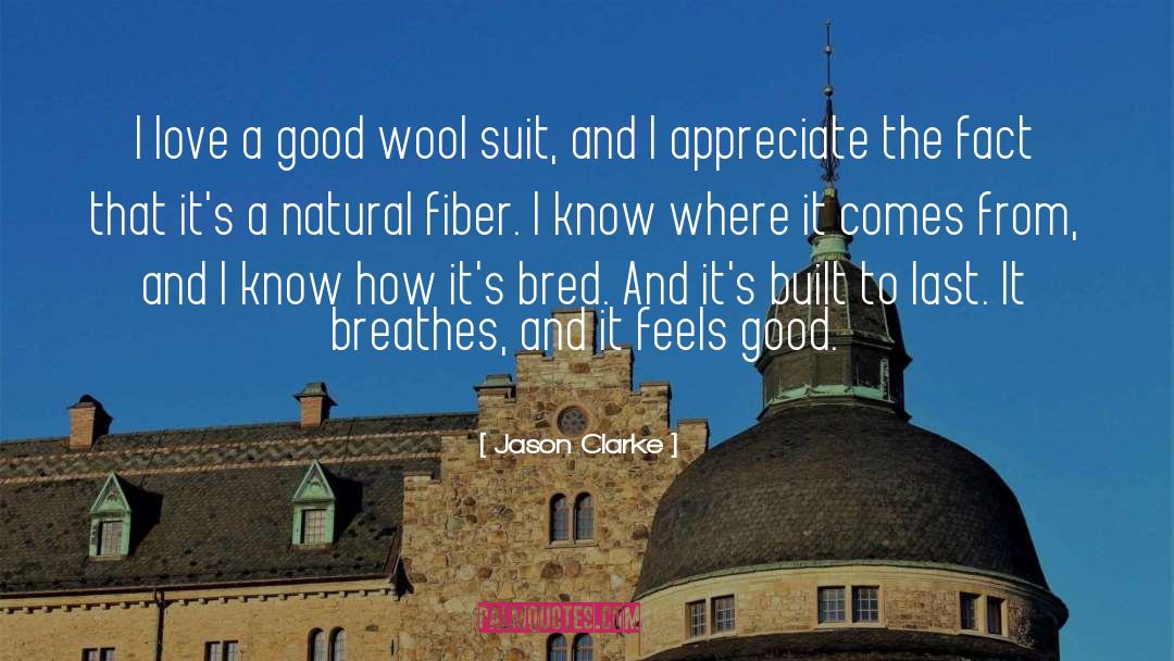 Appreciate Good Health quotes by Jason Clarke