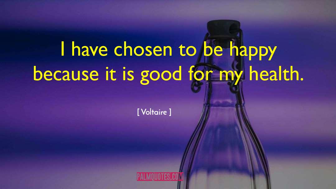 Appreciate Good Health quotes by Voltaire