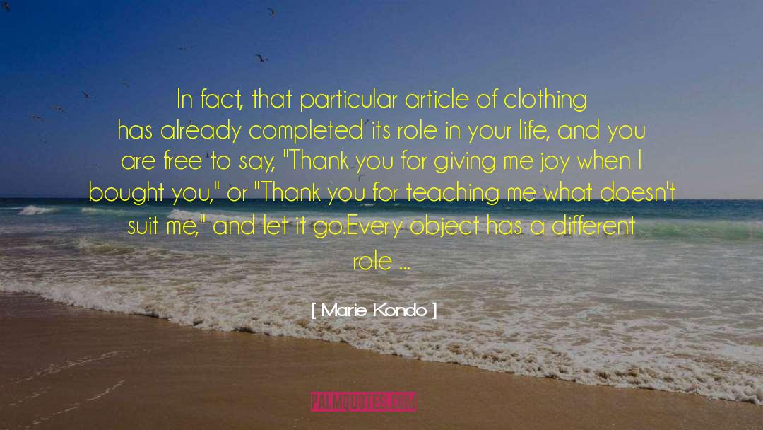 Appreciate Her quotes by Marie Kondo