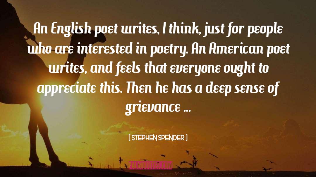 Appreciate quotes by Stephen Spender