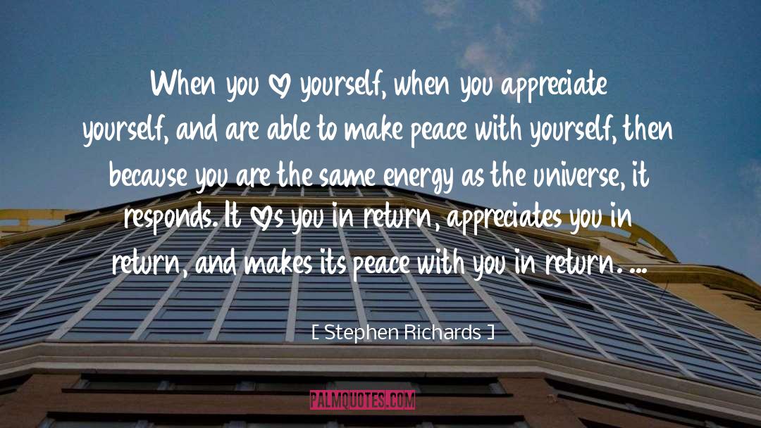 Appreciate quotes by Stephen Richards