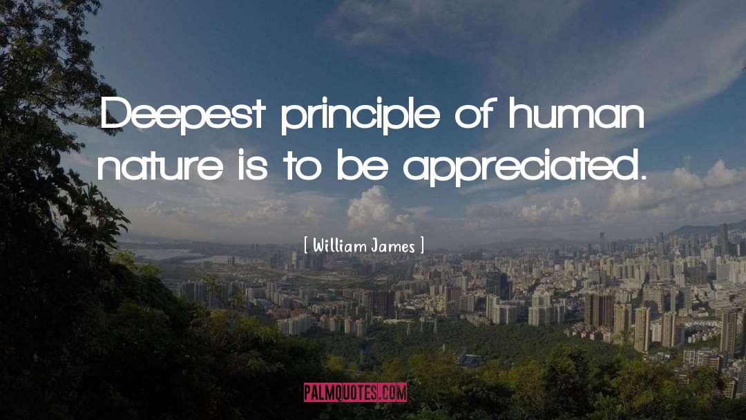 Appreciated quotes by William James
