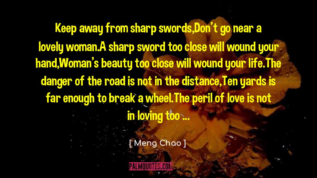 Appreciating Beauty quotes by Meng Chao