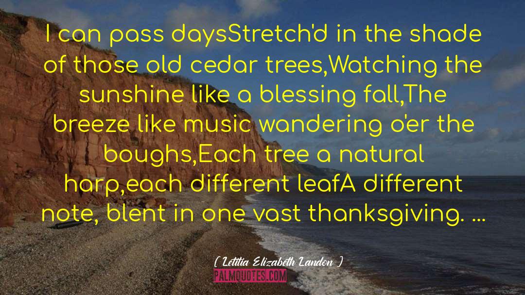 Appreciating Nature quotes by Letitia Elizabeth Landon