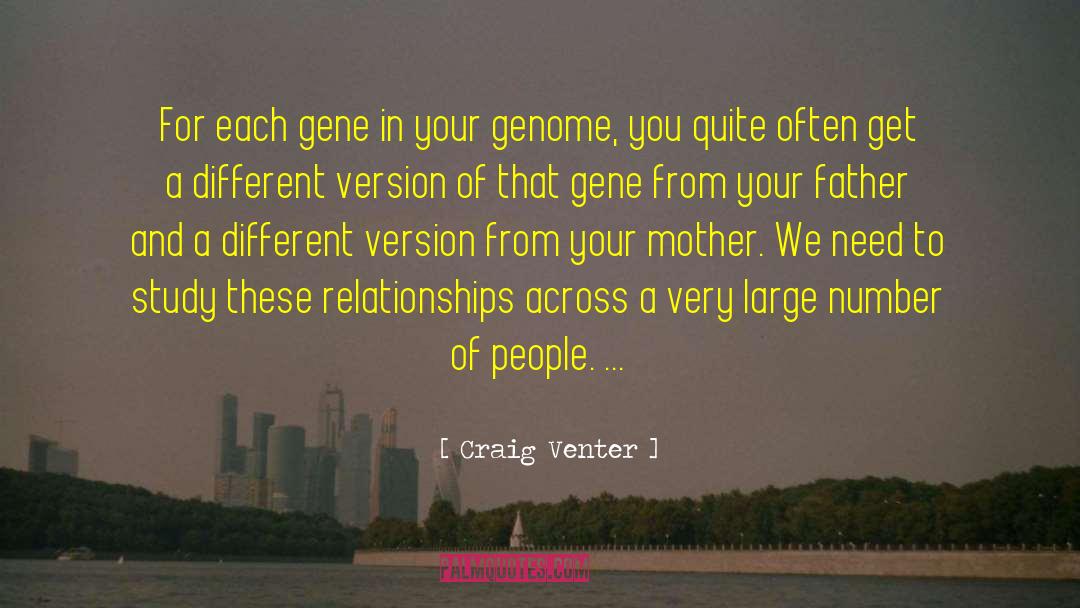 Appreciation In Relationships quotes by Craig Venter