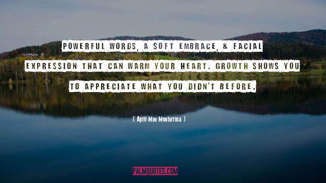 Appreciation quotes by April Mae Monterrosa