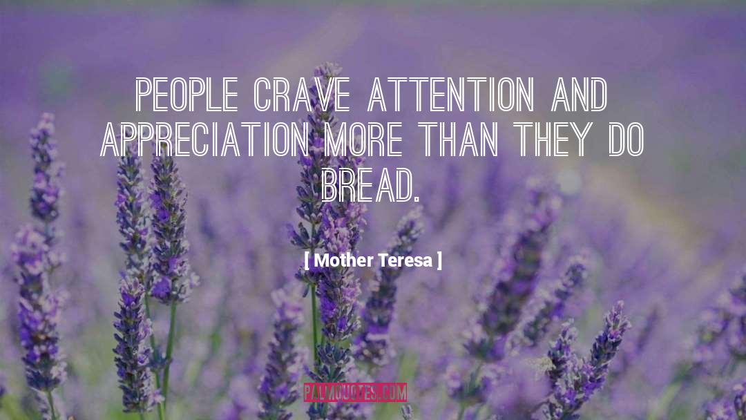 Appreciation quotes by Mother Teresa