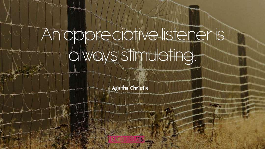 Appreciative quotes by Agatha Christie