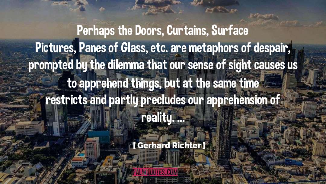Apprehend quotes by Gerhard Richter