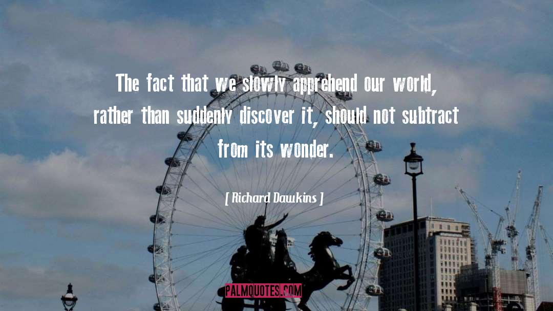 Apprehend quotes by Richard Dawkins