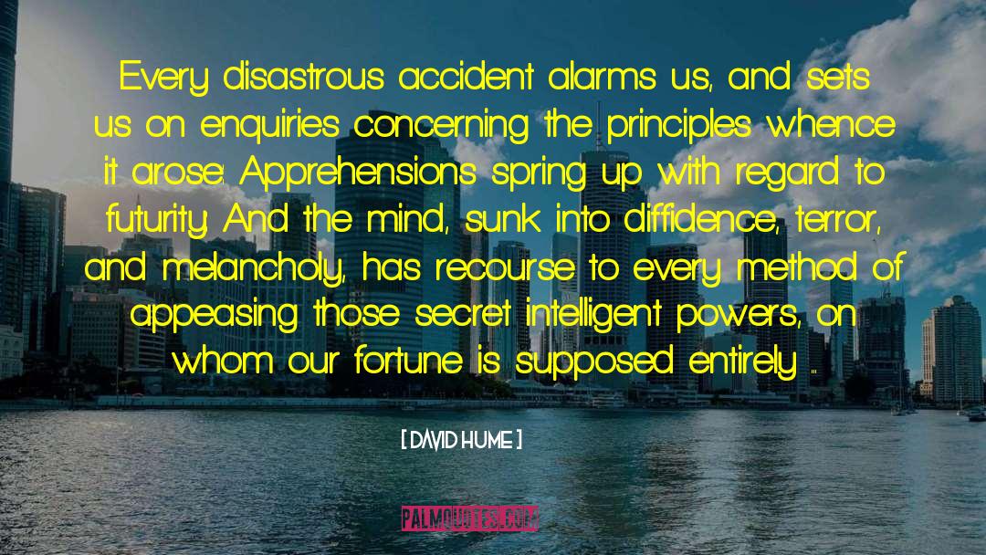 Apprehension quotes by David Hume