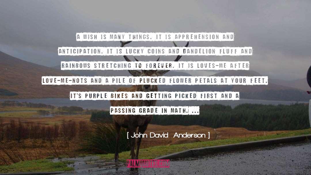 Apprehension quotes by John David  Anderson