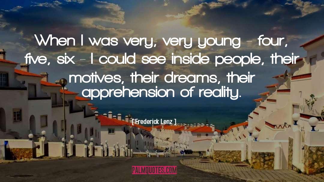 Apprehension quotes by Frederick Lenz