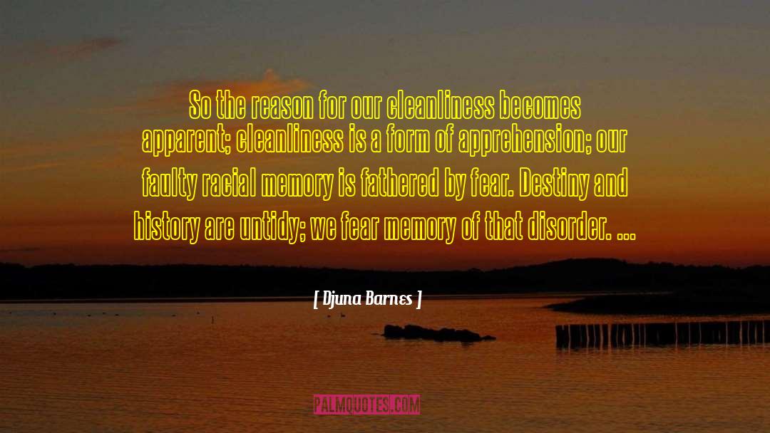 Apprehension quotes by Djuna Barnes