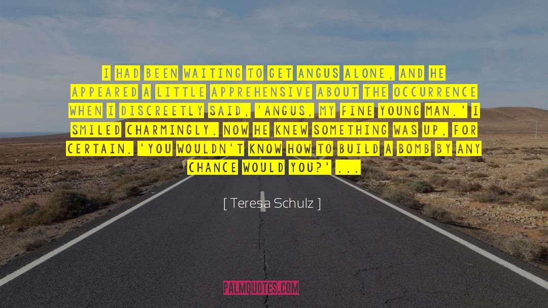 Apprehensive quotes by Teresa Schulz