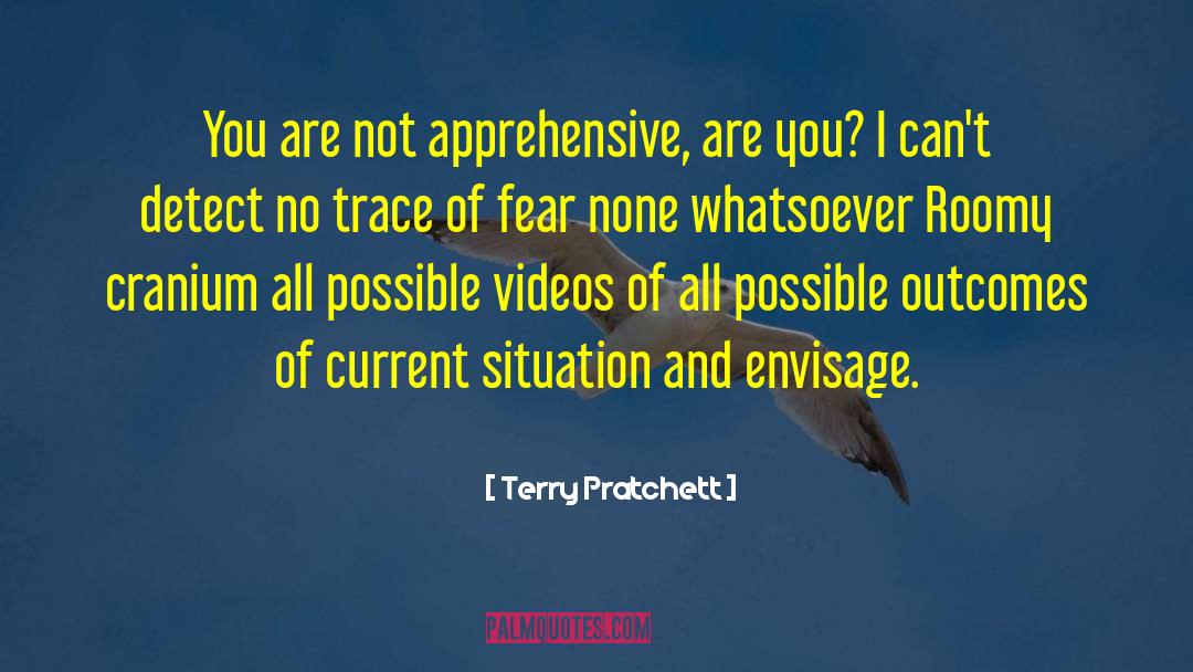 Apprehensive quotes by Terry Pratchett