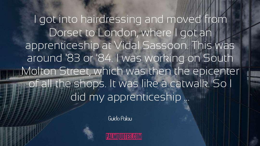 Apprenticeship quotes by Guido Palau
