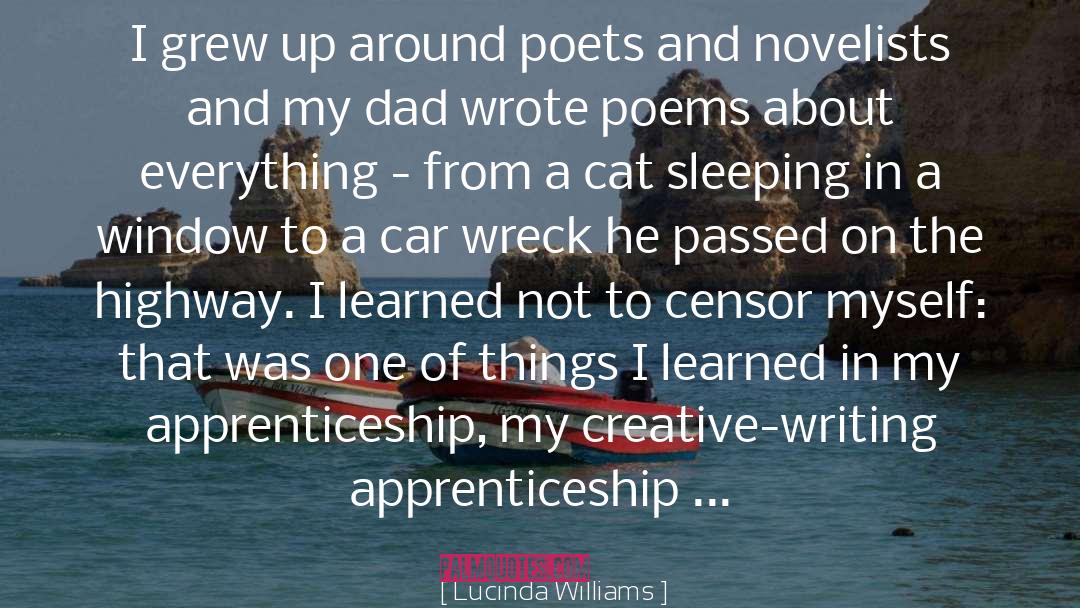 Apprenticeship quotes by Lucinda Williams